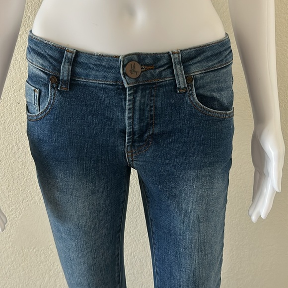 One teaspoon Denim Cali Blue Freebirds 11 skinny low waist Jeans- Size 25 - Picture 3 of 10